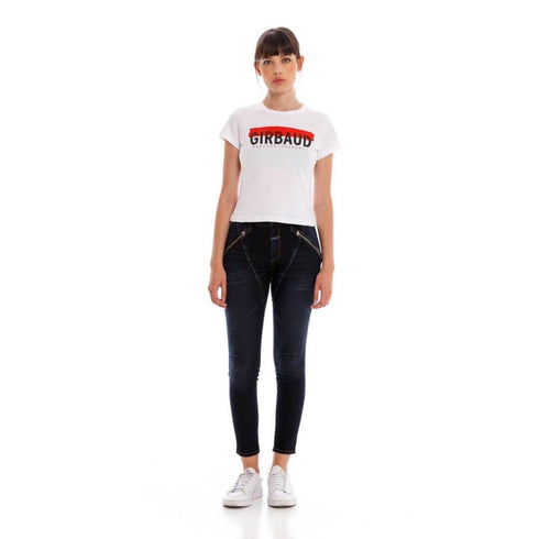 JEAN AZUL ZIPPER HIGH GIRBAUD